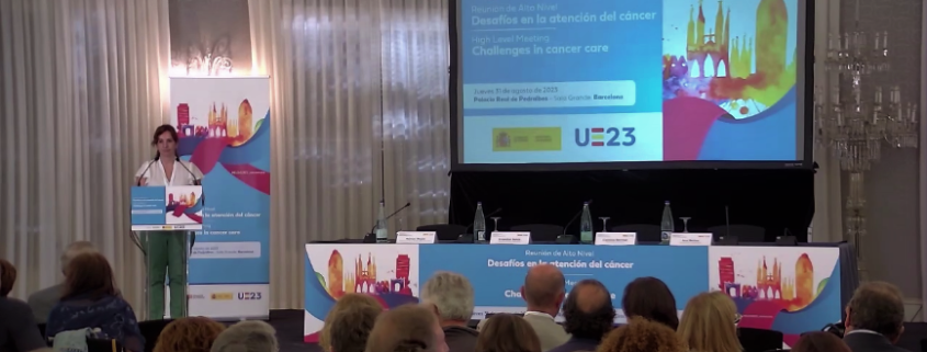 Experts and policymakers discuss cancer care challenges in a high-level meeting in Barcelona